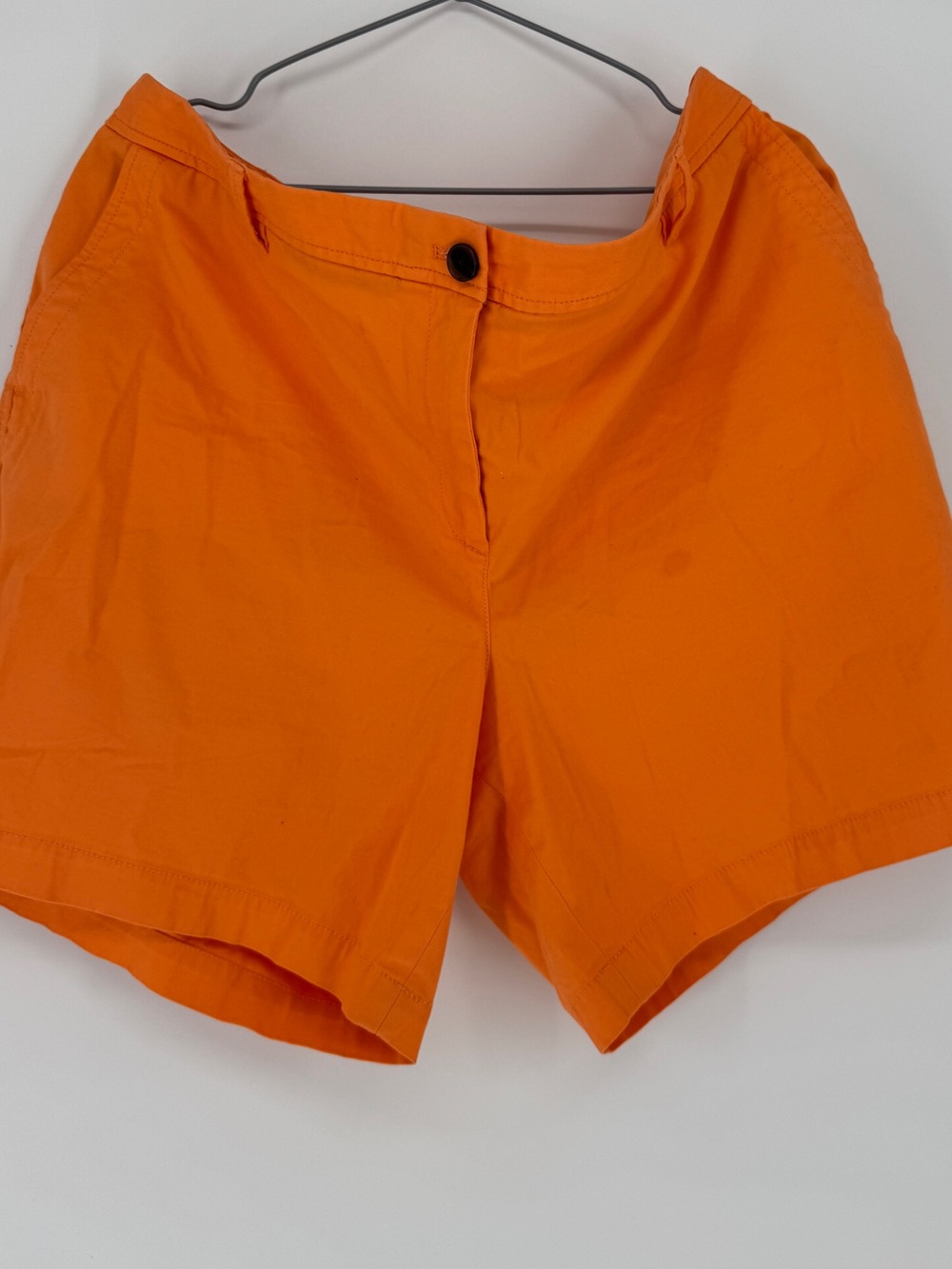Talbots Bright Orange Womens Bermuda Shorts